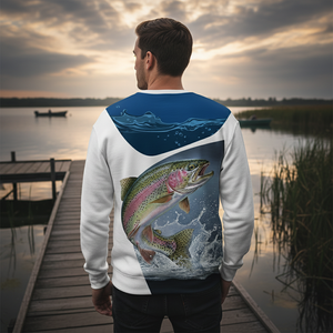 The River Strike Rainbow Trout Fishing All Over Print Shirt