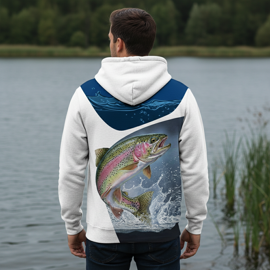 The River Strike Rainbow Trout Fishing All Over Print Shirt