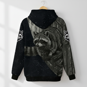 Grey Woods Raccoon - Elite Hunting All Over Print Shirt
