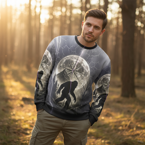 Vintage Bigfoot Not All Who Wander Are Lost Thunder All Over Print Shirt