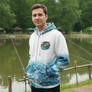 Ocean Splash Bass Fishing Is My Therapy All Over Print Shirt
