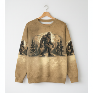 Vintage Sasquatch Not All Who Wander Are Lost All Over Print Shirt
