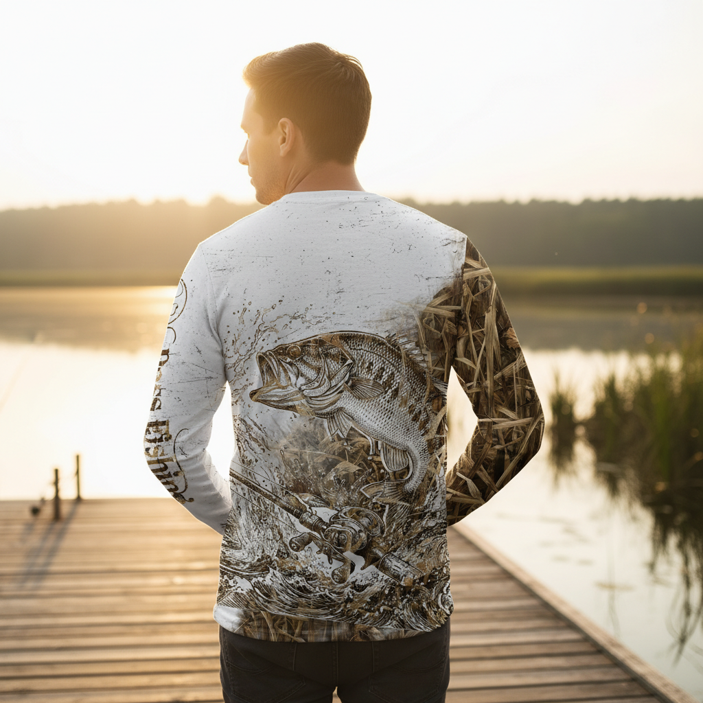 Bass Fishing Dynamic All Over Print Shirt