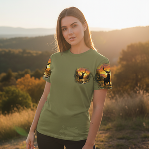 The Closer I Get To Nature The Farther I Am From Idiots All Over Print Shirt