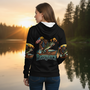 Bassquatch Retro All Over Print Shirt