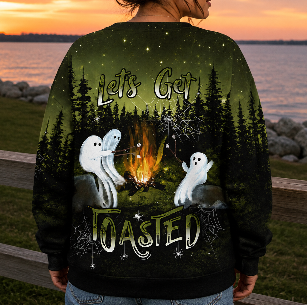 Let's Get Toasted Dark Forest All Over Print Shirt