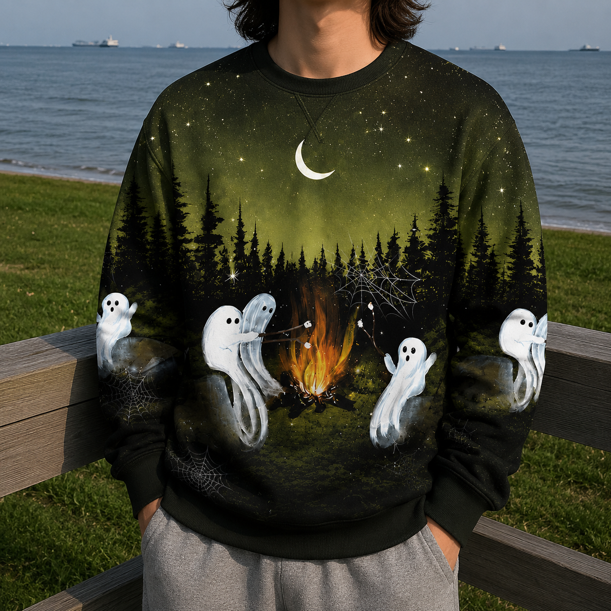 Let's Get Toasted Dark Forest All Over Print Shirt
