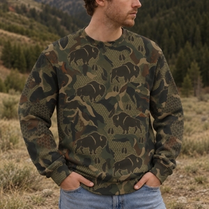 Bison Hunting All Over Print