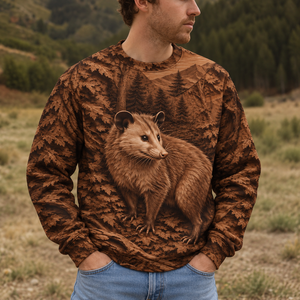 3D Opossum Forest All Over Print
