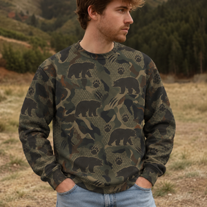 Black Bear Hunting All Over Print