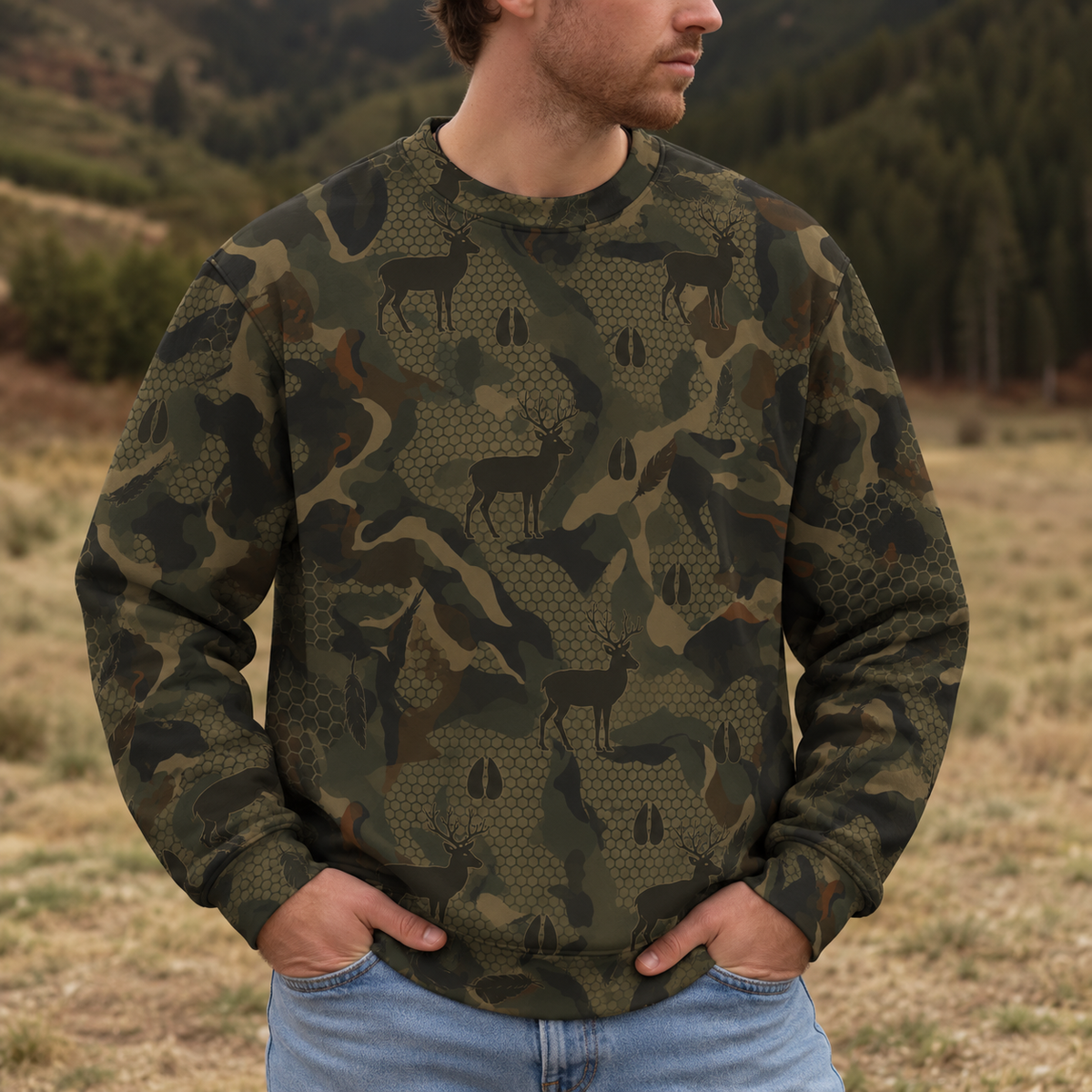 Deer Hunting All Over Print