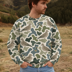 Dove Camouflage Hunting Funny Pattern All Over Print