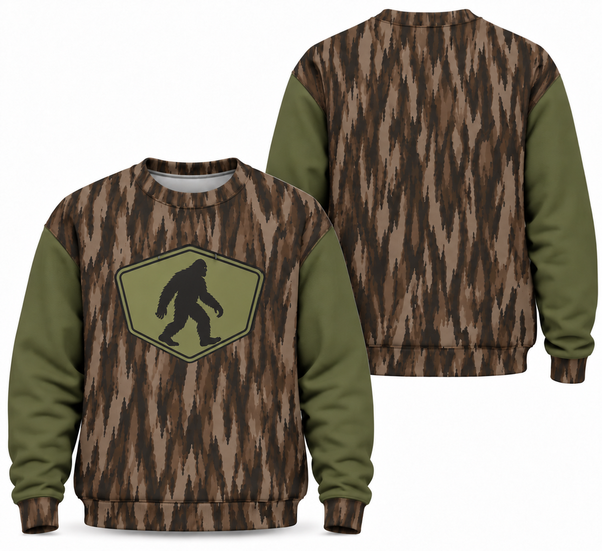 Bigfoot Funny Camo All Over Print