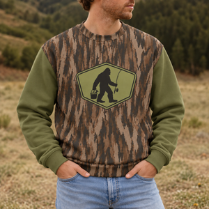 Bigfoot Fishing Camo All Over Print