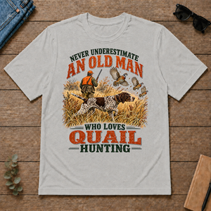 An Old Man Loves Quail Hunting - ash - TS2D-Ash