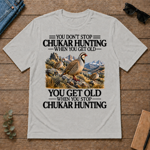 Don't Stop Chukar Hunting - ash - TS2D-Ash