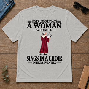 A Woman Still Sings In A Choir In Her Seventies - ash - TS2D-Ash