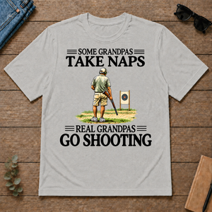 Real Grandpas Go Shooting Vintage - ash - TS2D-Ash
