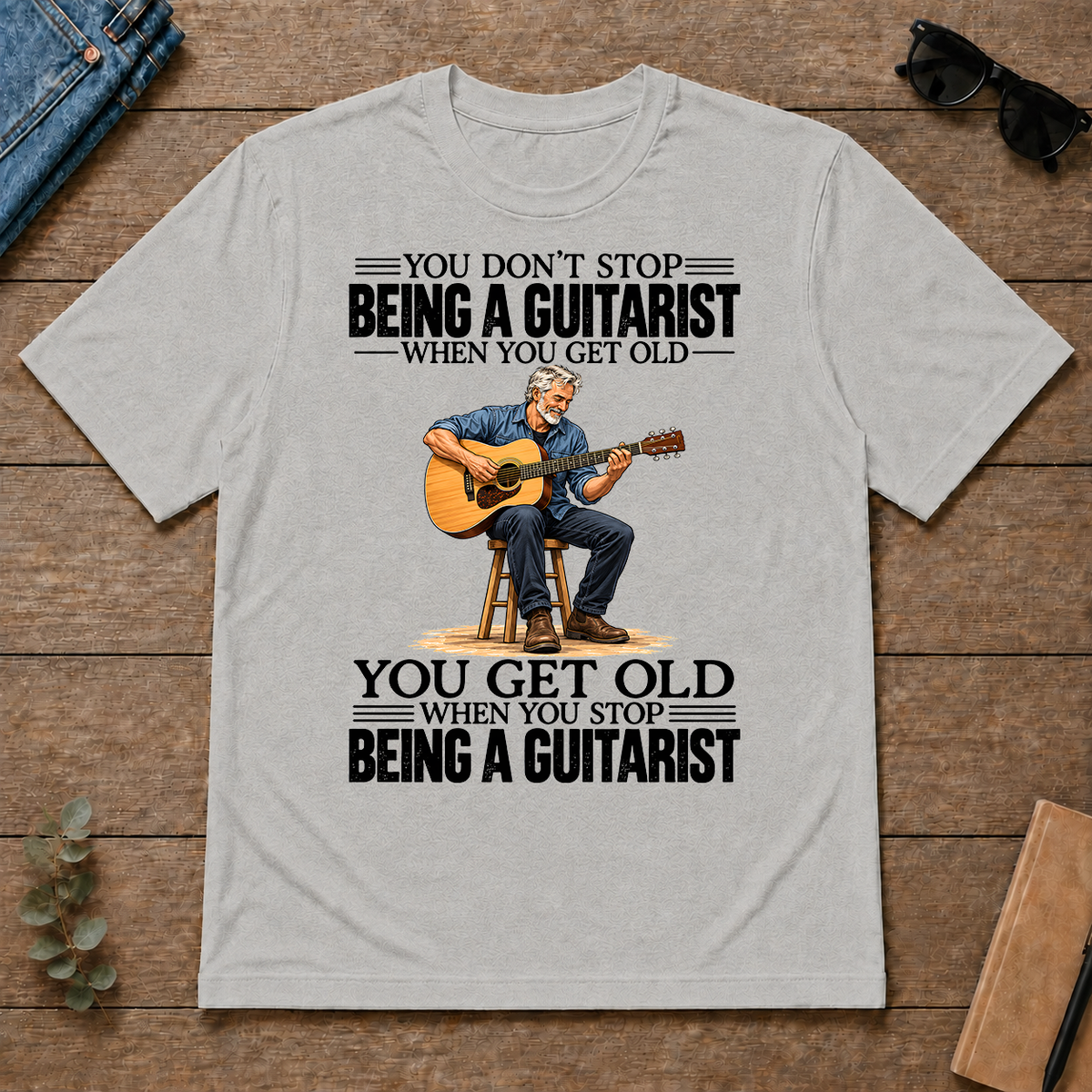 Vintage You Get Old When You Stop Being A Guitarist - ash - TS2D-Ash