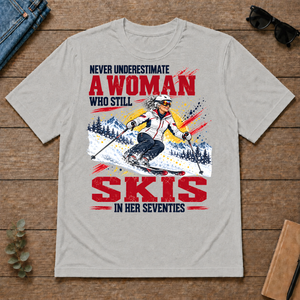 A Woman Still Skis In Her 70s - ash - TS2D-Ash