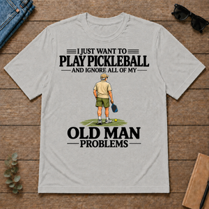 I Just Want To Play Pickleball Vintage - ash - TS2D-Ash