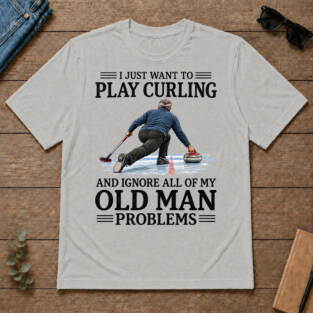 I Just Want To Play Curling - ash - TS2D-Ash