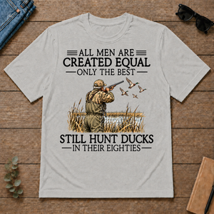 All Men Are Created Equal Duck Hunting 80s - ash - TS2D-Ash