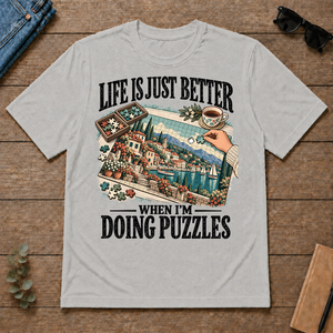 Life Is Just Better When I'm Doing Puzzles - ash - TS2D-Ash