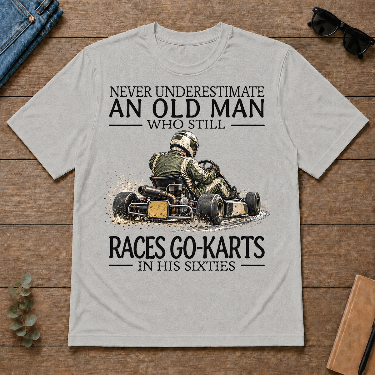 An Old Man Who Still Races Go-Karts In His Sixties - ash - TS2D-Ash