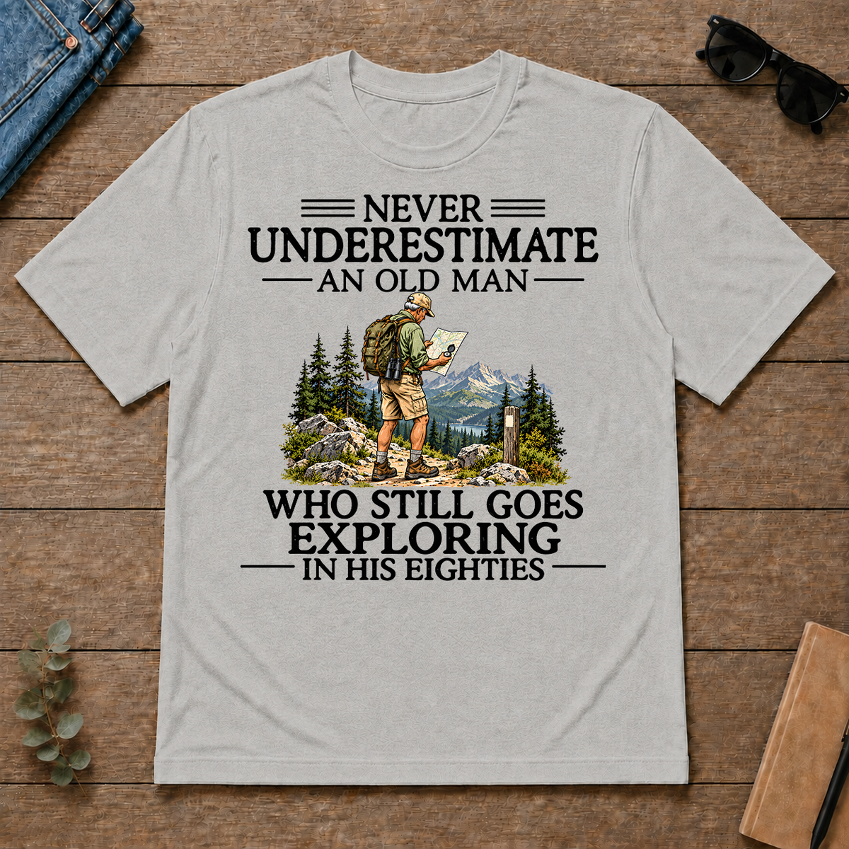 Never Underestimate An Old Man Exploring 80s - ash - TS2D-Ash