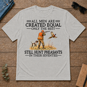 All Men Are Created Equal Pheasants Hunting 70s - ash - TS2D-Ash