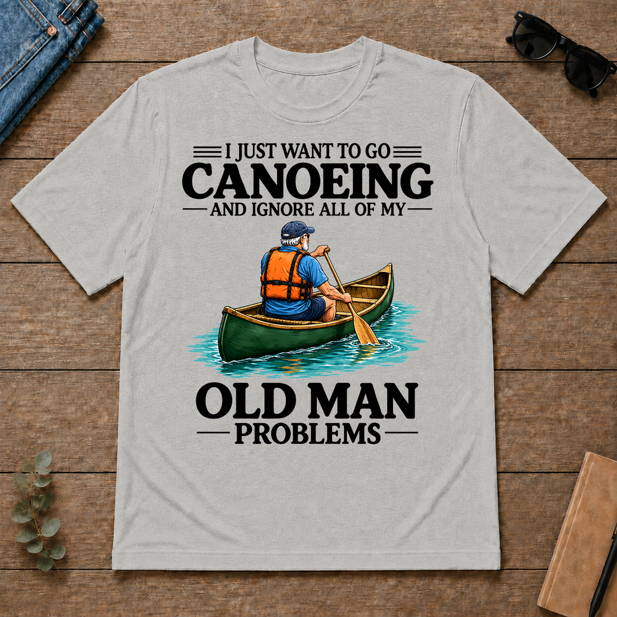 I Just Want To Go Canoeing - ash - TS2D-Ash