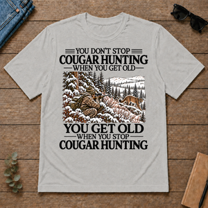 Don't Stop Mountain Lion Hunting Snow - ash - TS2D-Ash