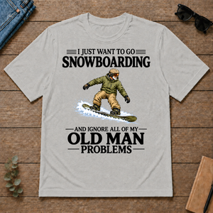 I Just Want To Go Snowboarding - ash - TS2D-Ash
