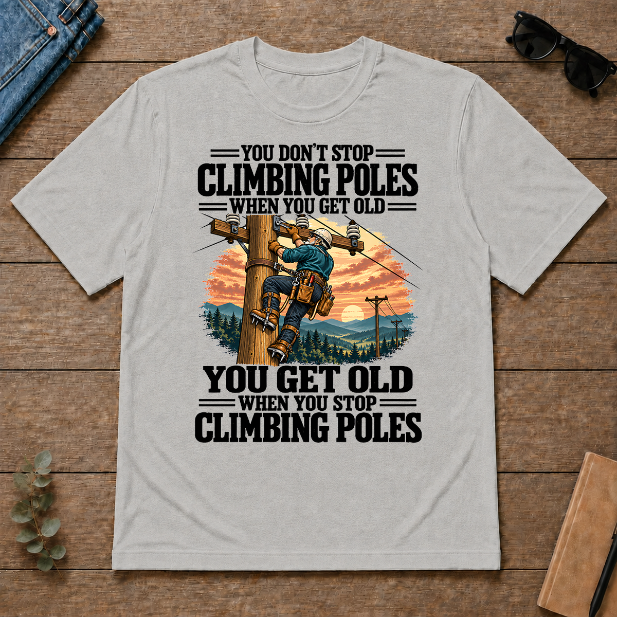 You Get Old When You Stop Climbing Poles - ash - TS2D-Ash