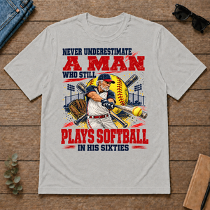A Man Still Plays Softball In His 80s - ash - TS2D-Ash