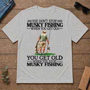 Don't Stop Musky Fishing - ash - TS2D-Ash
