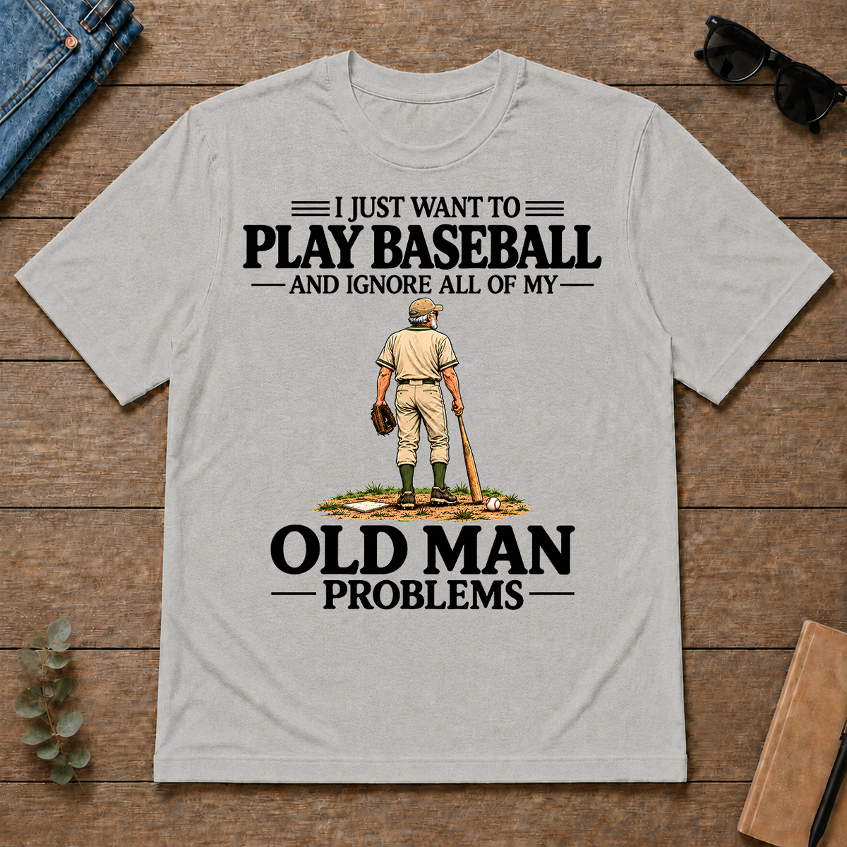 I Just Want To Play Baseball - ash - TS2D-Ash