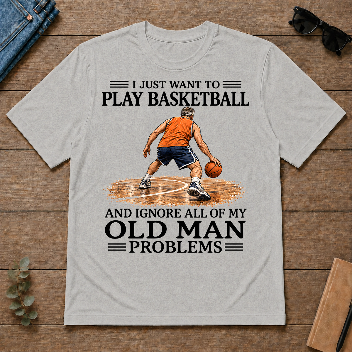I Just Want To Play Basketball - ash - TS2D-Ash