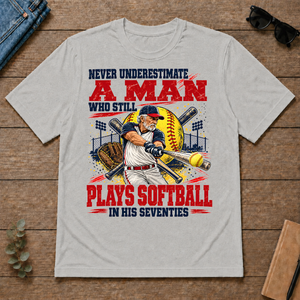 A Man Still Plays Softball In His 70s - ash - TS2D-Ash