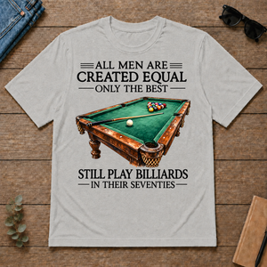 Still Play Billiards In 70s - ash - TS2D-Ash