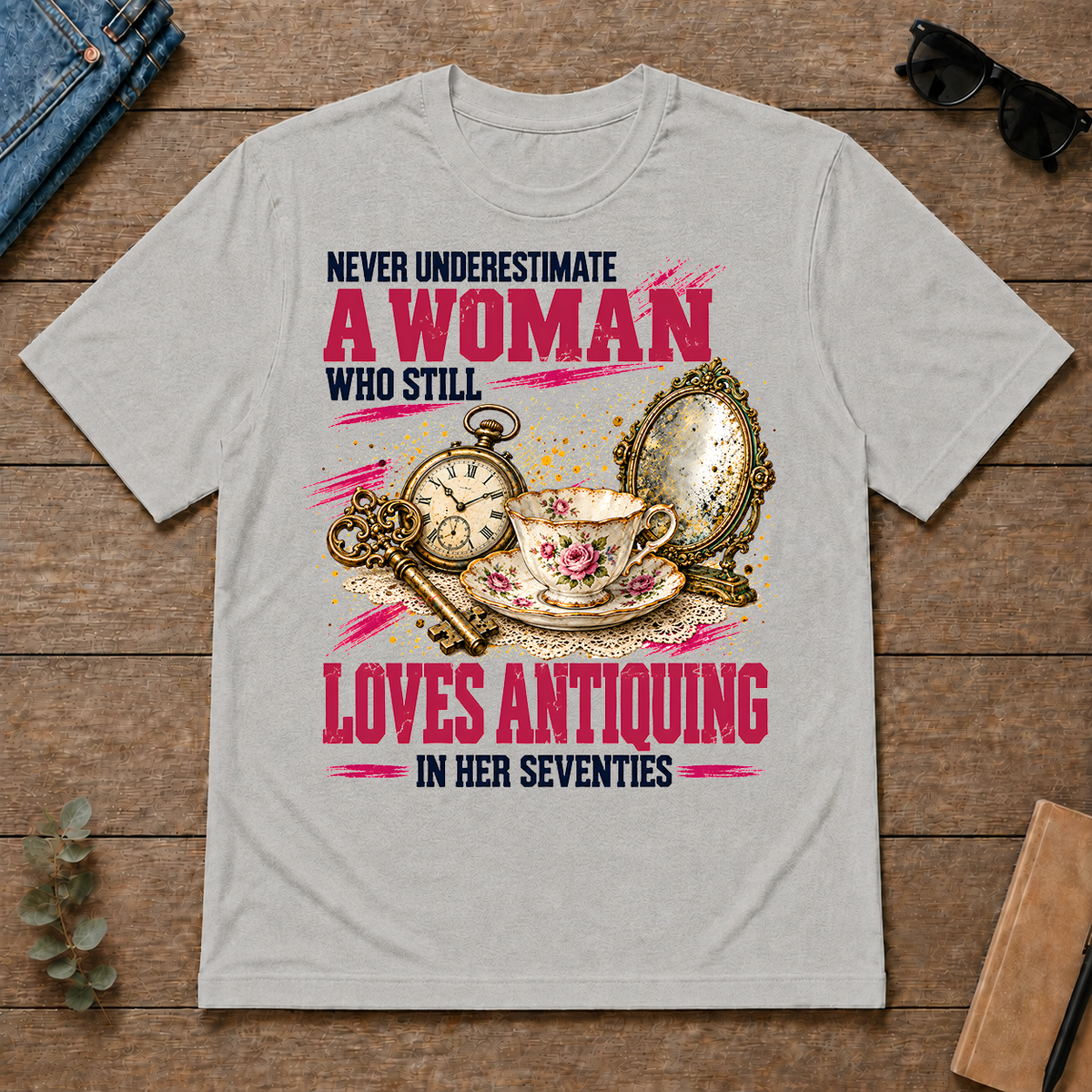 A Woman Still Loves Antiquing In Her Seventies - ash - TS2D-Ash