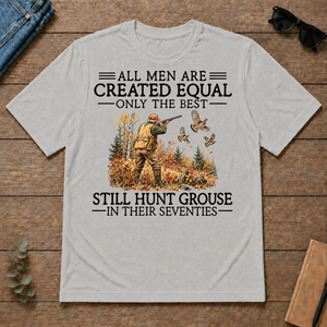 All Men Are Created Equal Grouse Hunting 70s - ash - TS2D-Ash