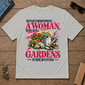 A Woman Still Gardens In Her Seventies - ash - TS2D-Ash
