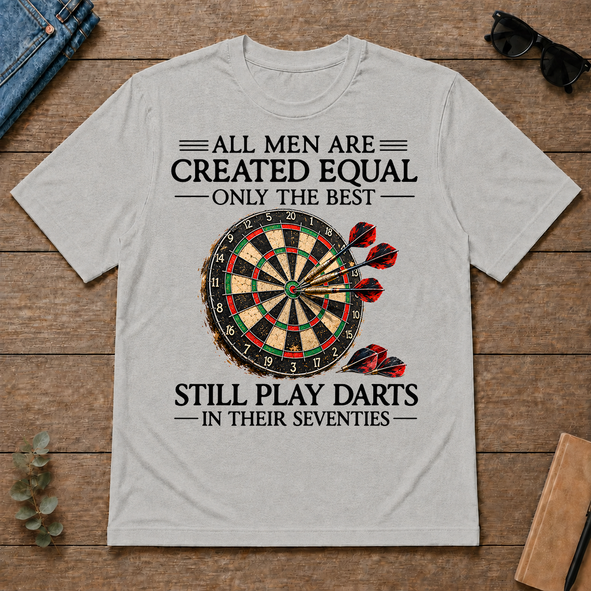 Still Play Darts In 70s - ash - TS2D-Ash