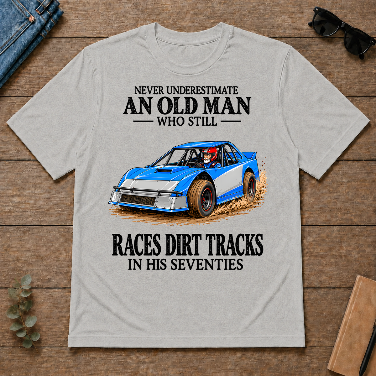 An Old Man Still Races Dirt Tracks In His Seventies - ash - TS2D-Ash