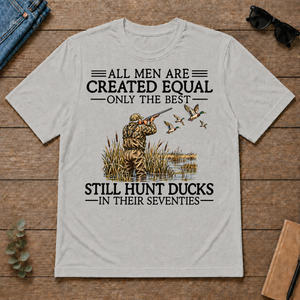 All Men Are Created Equal Duck Hunting 70s - ash - TS2D-Ash