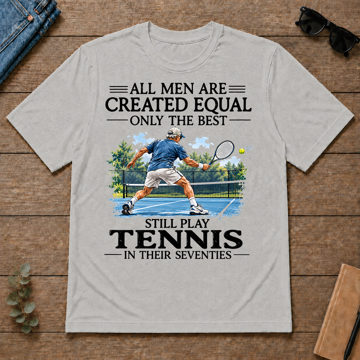 Men Still Playing Tennis In Their Seventies - ash - TS2D-Ash