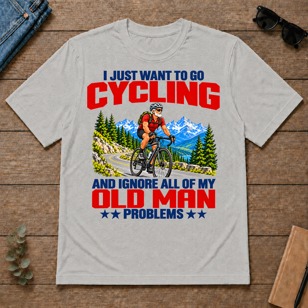 I Just Want To Go Cycling - ash - TS2D-Ash