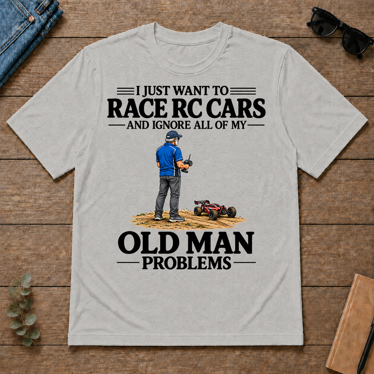 I Just Want To Race RC Cars - ash - TS2D-Ash